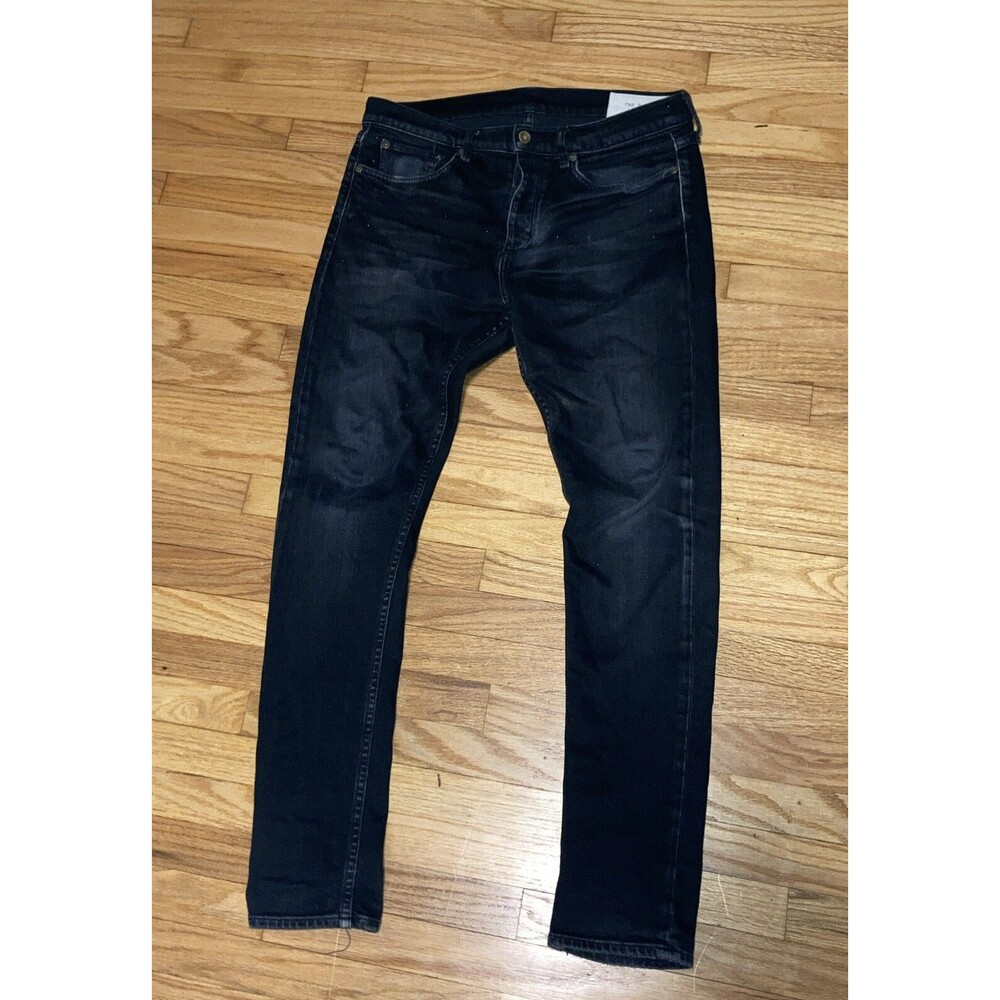 Rag and Bone Jeans Black Size 32x32 Fit 2 Slim Authentic Button Fly